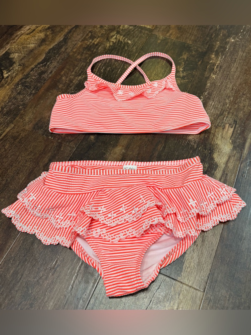 Mini Boden Girls 2 Piece Swimsuit Size 9-10 years